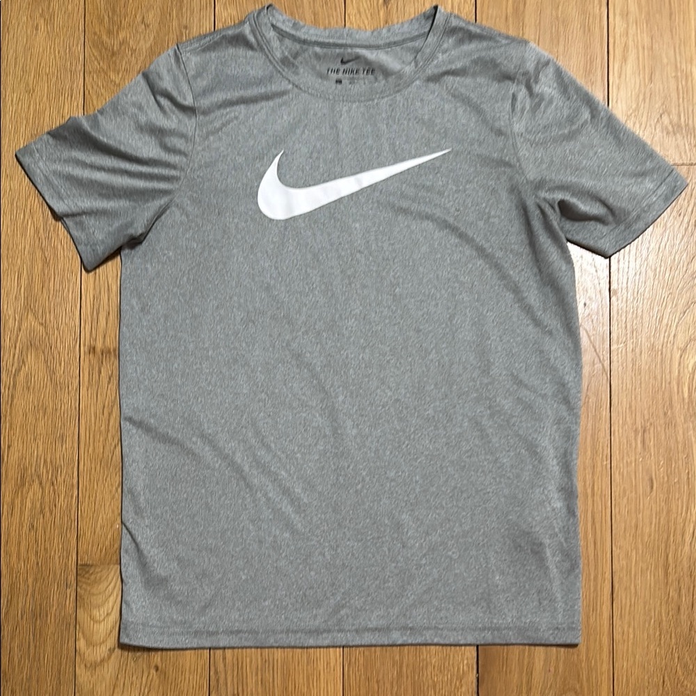 Nike Gray T-Shirt with White Logo